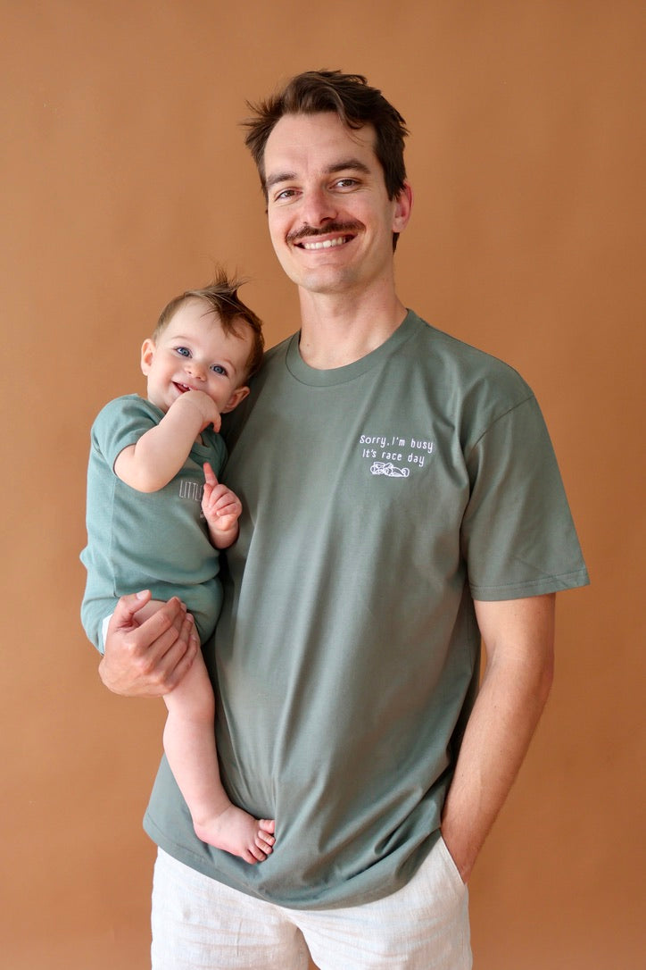 Sorry I'm Busy, It's Race Day Mens Shirt