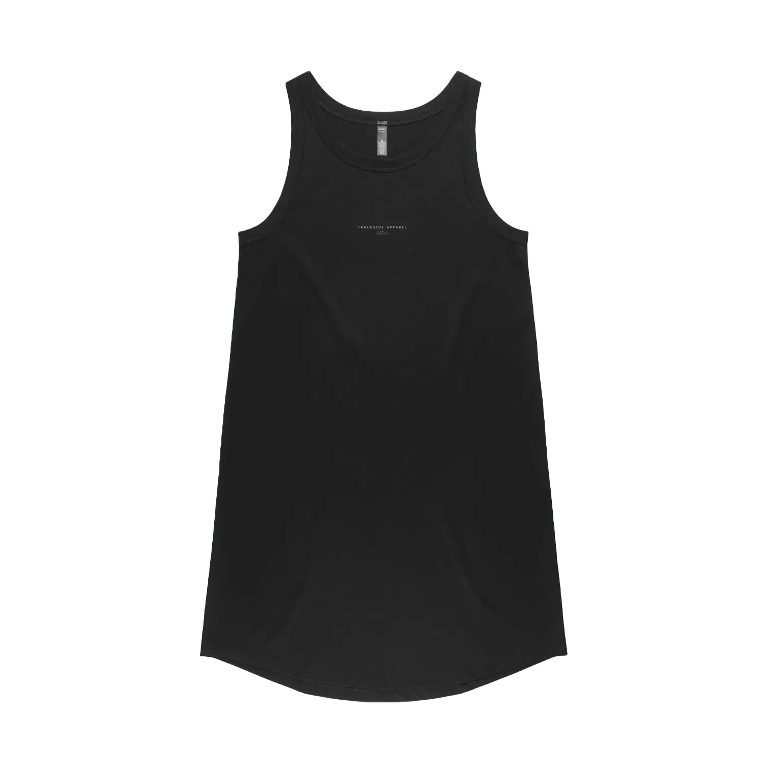 Black front flat lay