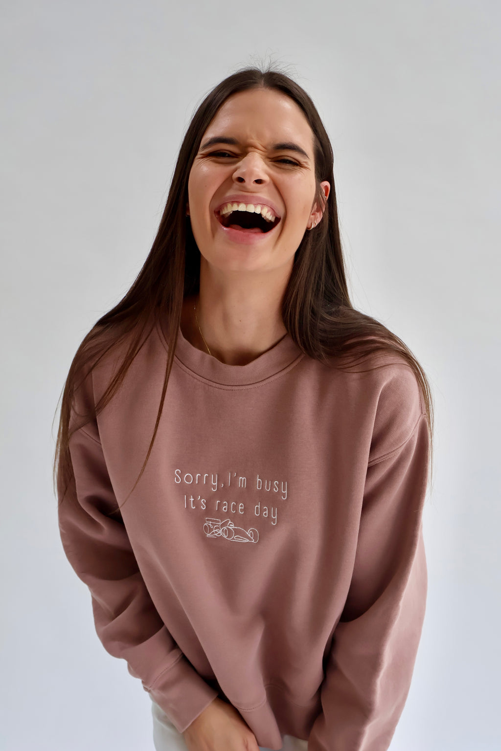 Sorry I'm Busy, It's Race Day Womens Jumper